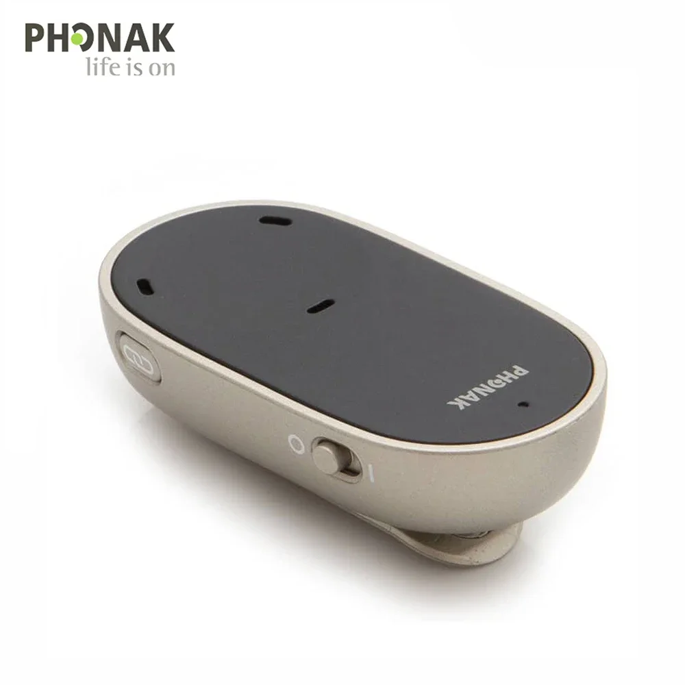 Phonak Partner Mic - Wireless Microphone Compatible with Phonak Hearing Aids in One-to-One Conversations