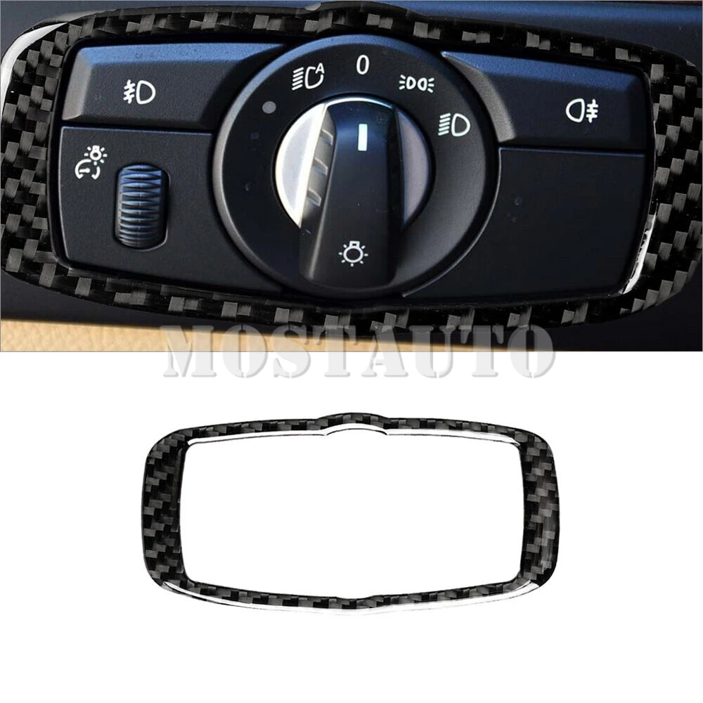 For BMW X5 E70 X6 E71 Soft Carbon Fiber Interior Accessories Kit Cover Trim 2008-2013 16pcs Interior Whole Kit