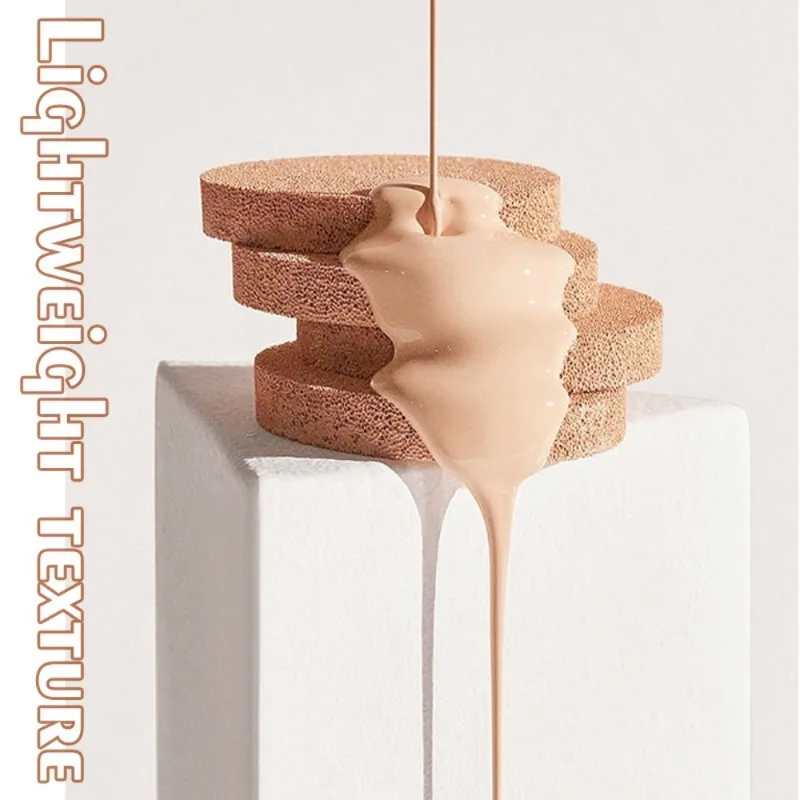 Natuurlijke, heldere en comfortabele vloeibare foundation neemt geen make-up verwijdert, controleert olie hydrateert en verheldert de huidskleur