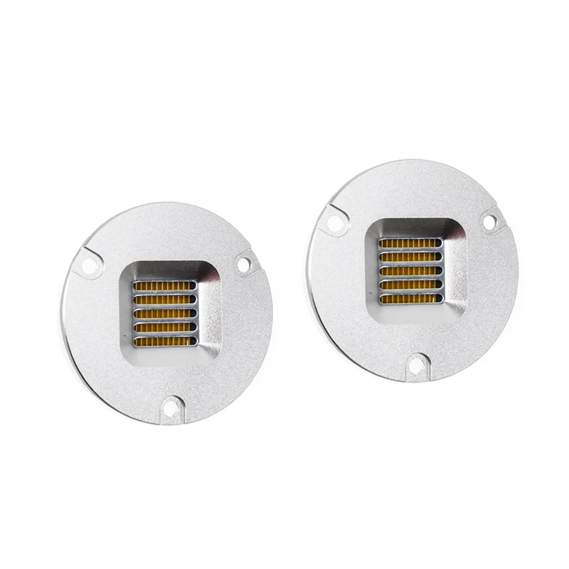 Suitable For Repair 2 Pcs Newest HiFi Ribbon Tweeter Speaker 30W 4 Ohm Frosted Silver Panel AMT Planar Tweeter Unit Air Motion T