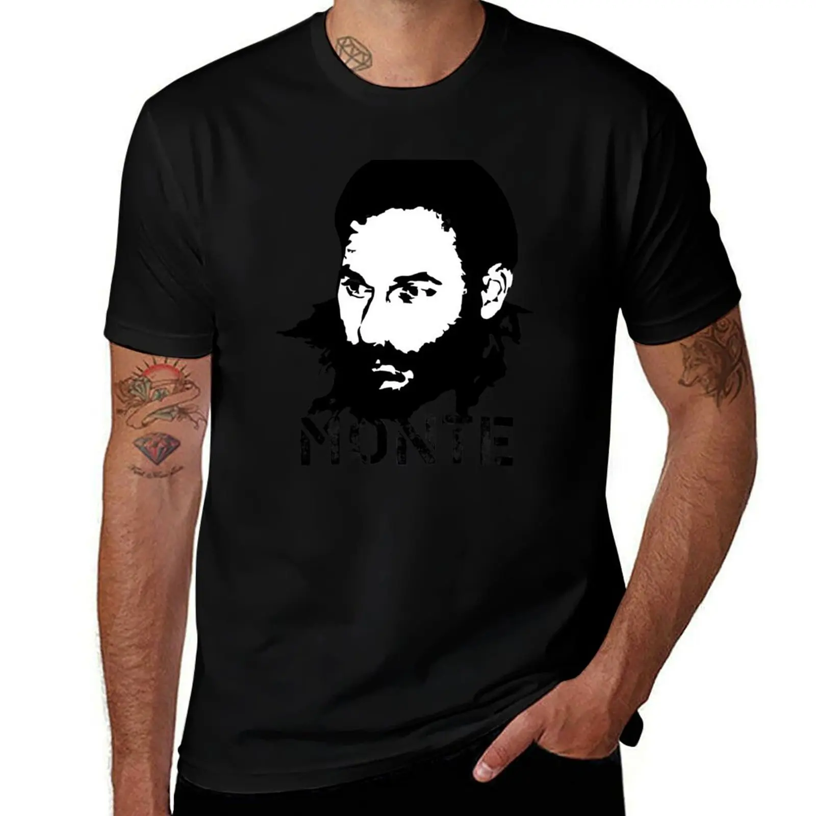 Monte Melkonyan. National Hero of Armenia T-Shirt Anti-Fade Casual Tee Shirt T-Shirt