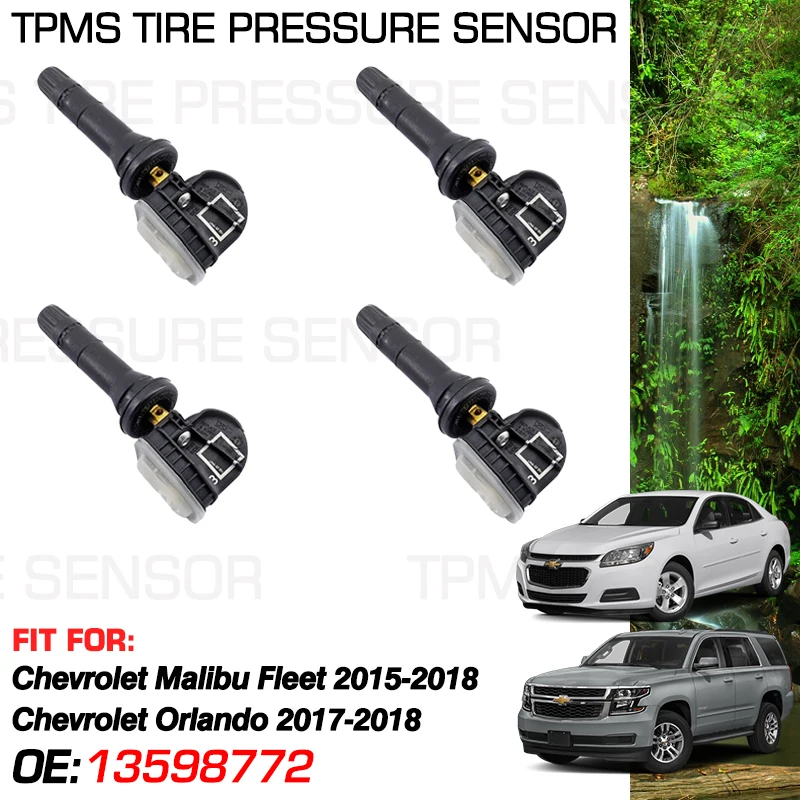 For Chevrolet Malibu Fleet 2015 2016 2017 2018 Chevrolet Orlando 2017 2018 315MHz Auto Tire Pressure Monitoring Sensor 13598772