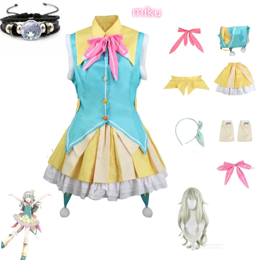 

Kusanagi Nene Cosplay Costume Wig Project Sekai Colorful Stage Anime Cosplay Girl Party 3rd Anniversary Wonderland Showtime