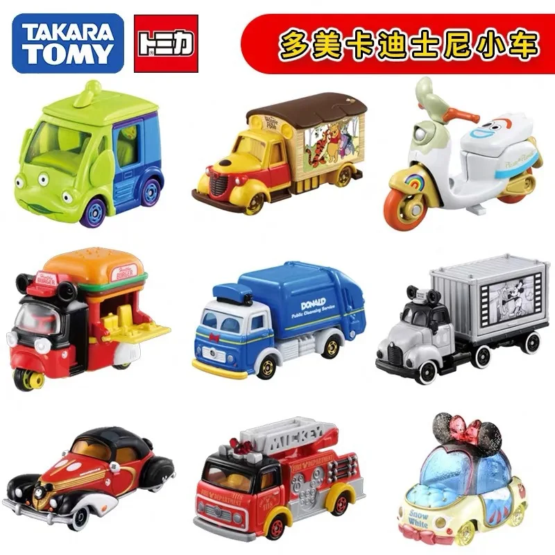 男の子と女の子のためのディズニー-おもちゃの車モデル,ミッキー,ミニー,クラシックカー,工場からの直接販売,TOMY-1