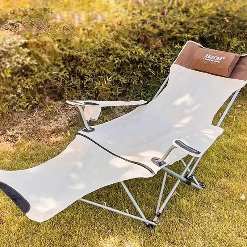 Chair Sea Balcony Portable Garden Patio Camping Picnic Unique Metal Lounge Chair Modern Minimalist Silla Playa Outdoor Furniture