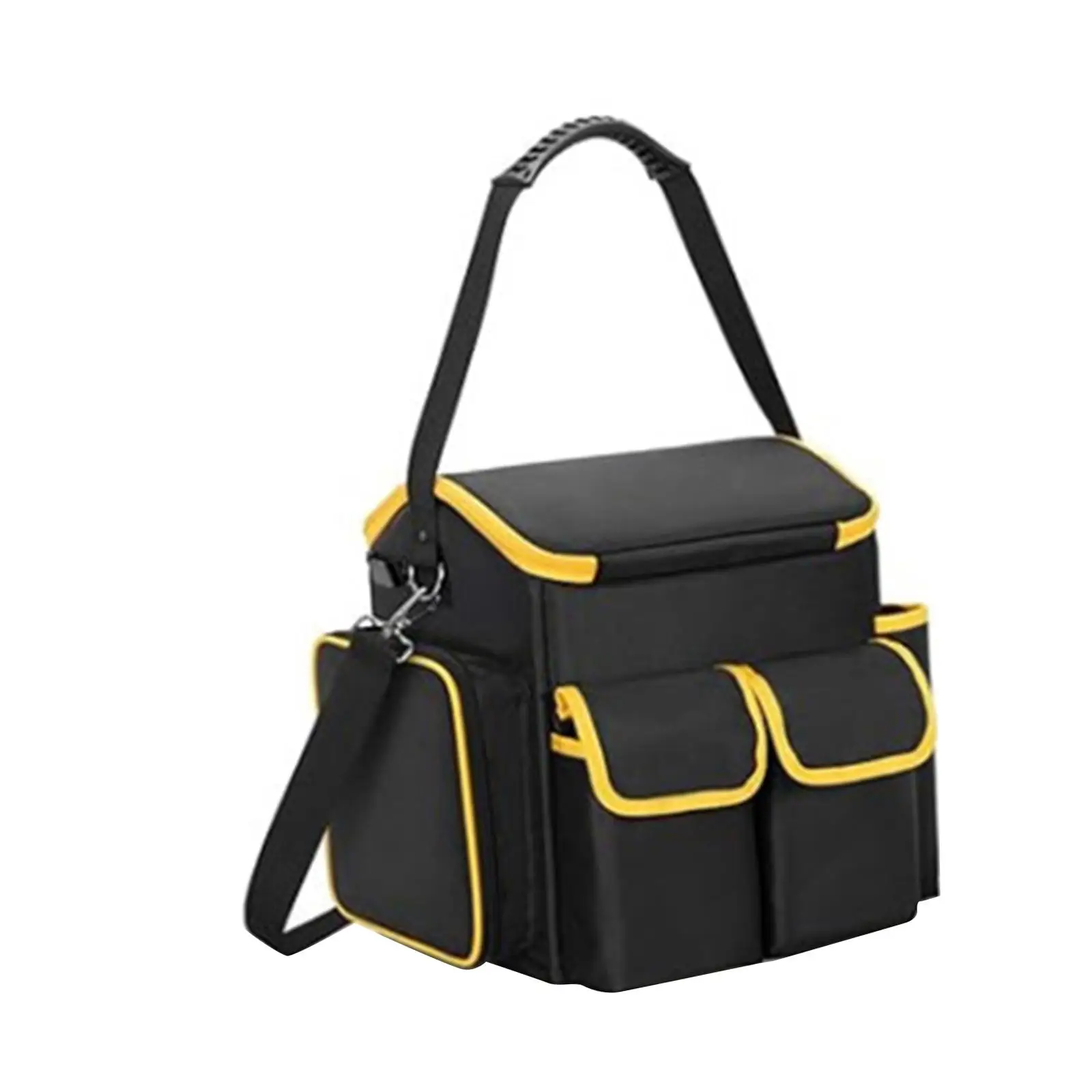 Portable Tool Tote Bag Large Capacity Oxford Cloth Multi Pocket Organizer Sturdy Carrier for Electrician and Home Tools