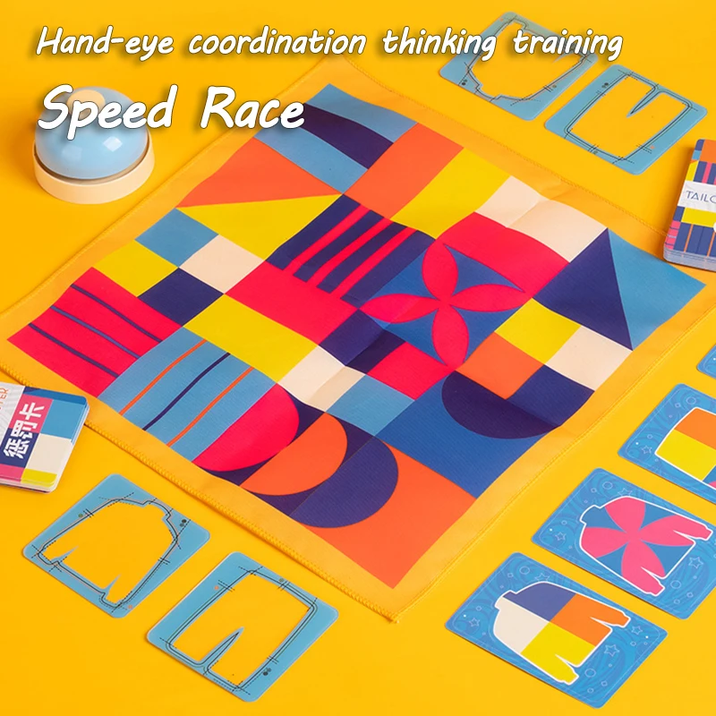 

Tailor Master Battle Game Kids Toys Color Shape Matching Logical Thinking Board Games Interactive Montessori Educational Toys