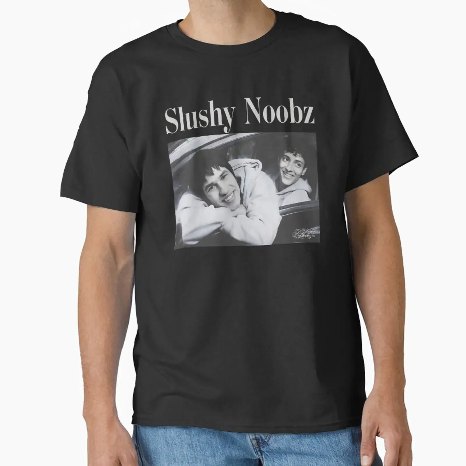 Slushy Noobz Streamer Photo designed and sold by Malosortin vintage Washed Soft Breathable Casual Versatile graphic Slightly
