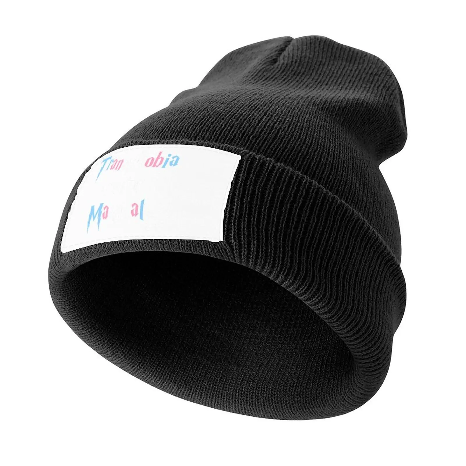 

Transphobia isn't Magical Knitted Cap Hat Man For The Sun Big Size Hat Golf Women Men's