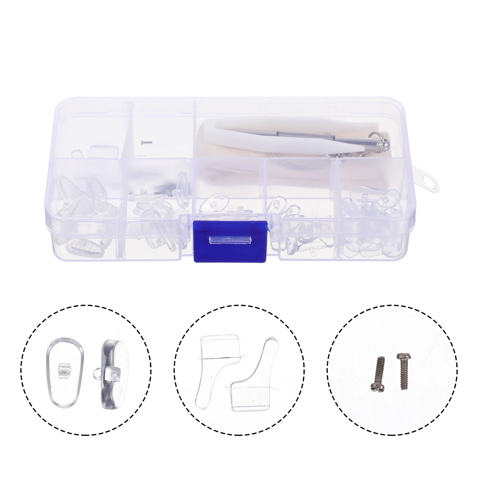 

Glasses Repair Tool Anti slip Nose Pads for Eyeglasses Replacement Accessories Durable Stainless Steel Glasses PadEyewear