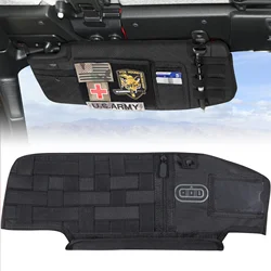 Für Jeep Wrangler JL JLU JT Sonnenblende Organizer Fahrer der Seite Front Visier Multi-Tasche Lagerung Abdeckung Visier lagerung Halter