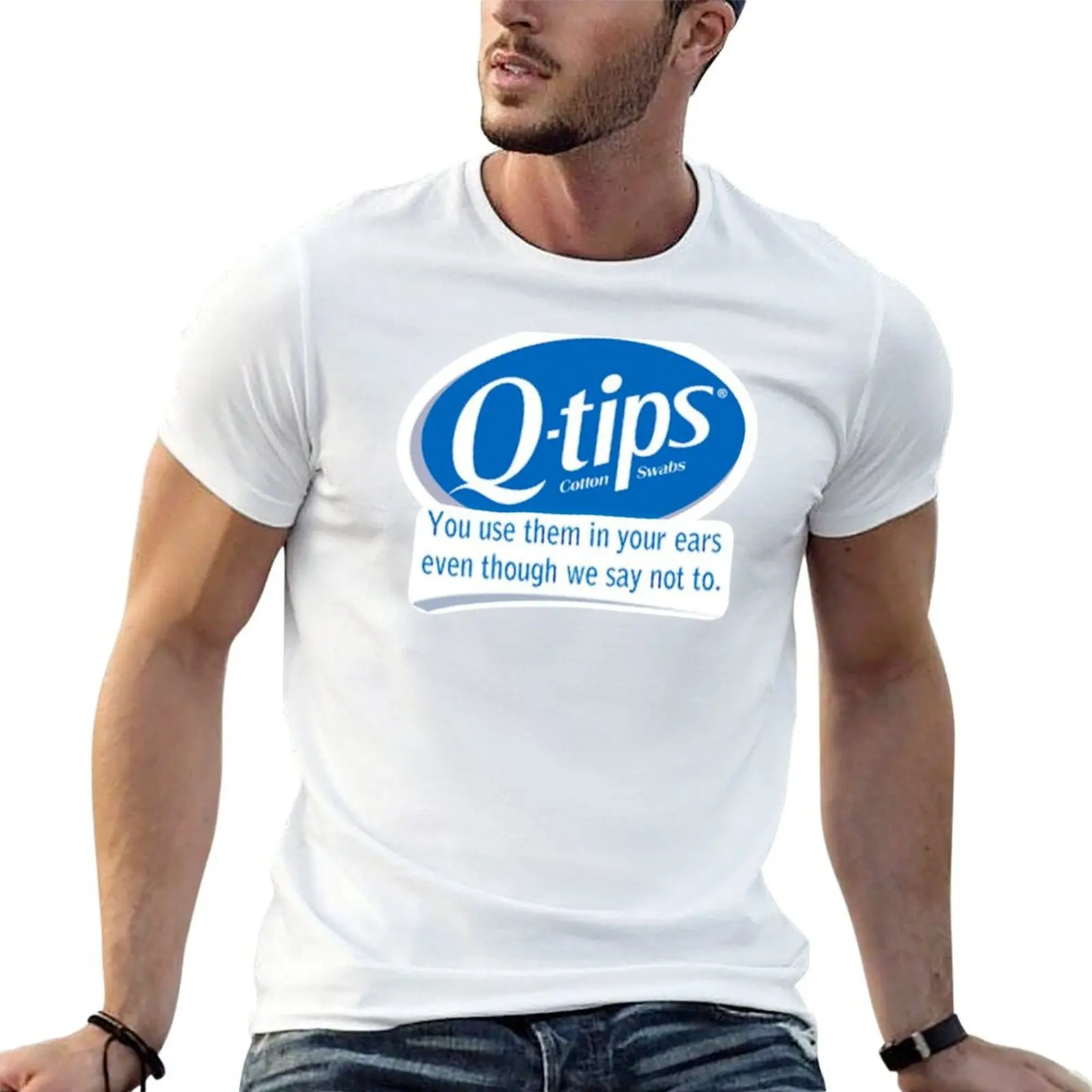 Q-tips T-Shirt anime cheap stuff shirts graphic tee men
