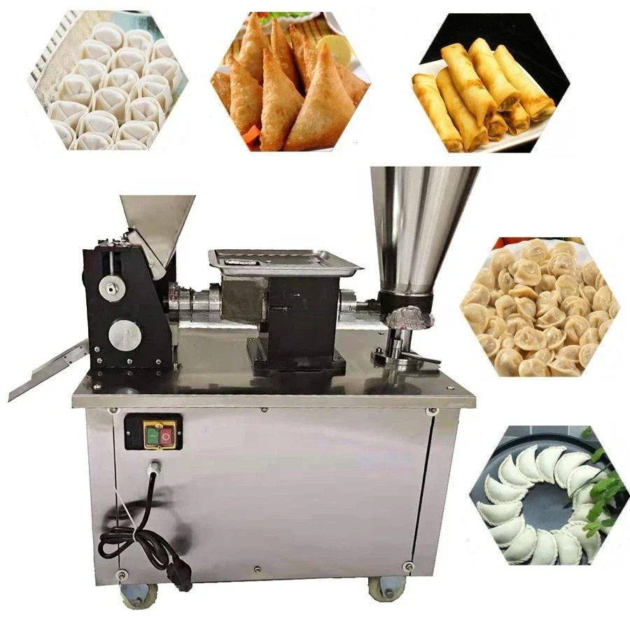 110v /220v Automatic Big Size Empanada Machine/Large Dumpling Making Machine Flower-shaped Half-moon Round Samosa