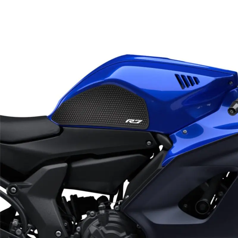 A54K-Motorcycle Fuel Tank Pad For YZF R7 YZFR7 2021-2022 Knee Grip Traction Pad Tank Non-Slip Protector Stickers