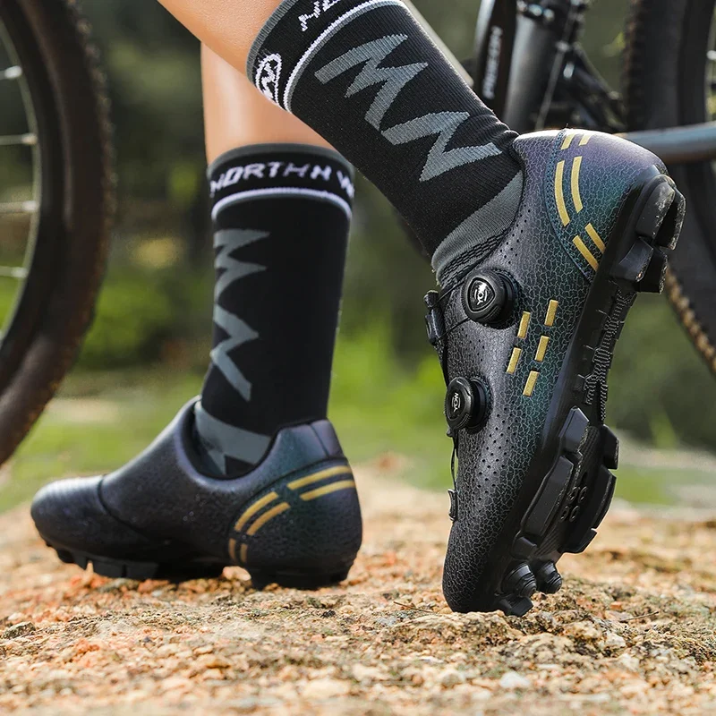 Neue Männer Radfahren Fahrrad Unisex Racing Turnschuhe Fahrrad Geschwindigkeit Stollen MTB Straße Mode Radfahren Sport Professionelle Gummi Flache Schmutz – Detail 2