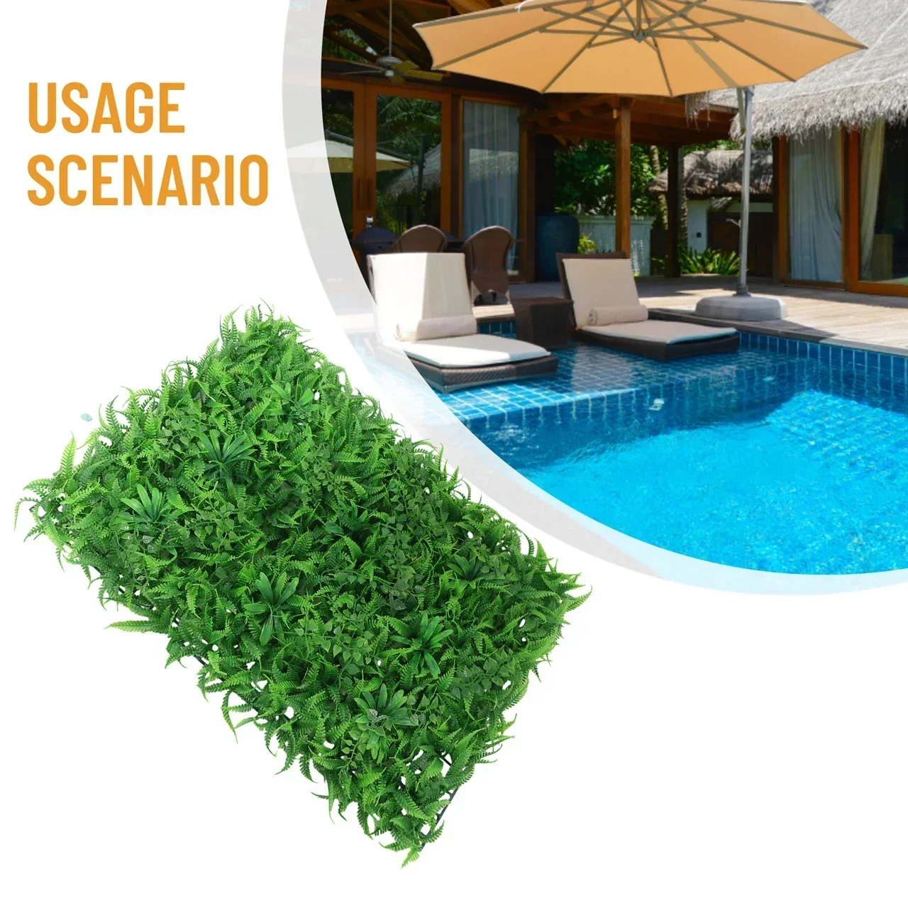 Artificial Grass Mat Artificial Wall Foliage Turf Grass Mat Synthetic Grass Carpet Artificial Vertical Garden Wall Grass Panel