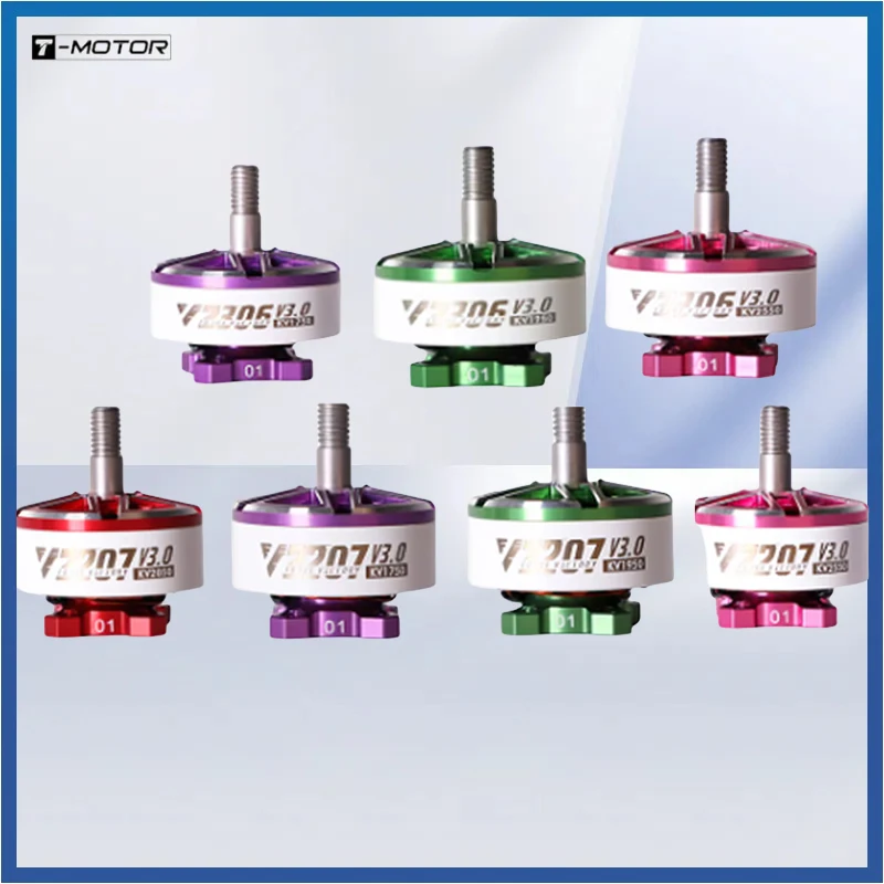 

T-Motor Velox V2207 /V2306 V3 1750KV 1950KV 2050KV 6S / 2550KV 4S Brushless Motor for FPV Freestyle Drones DIY Parts