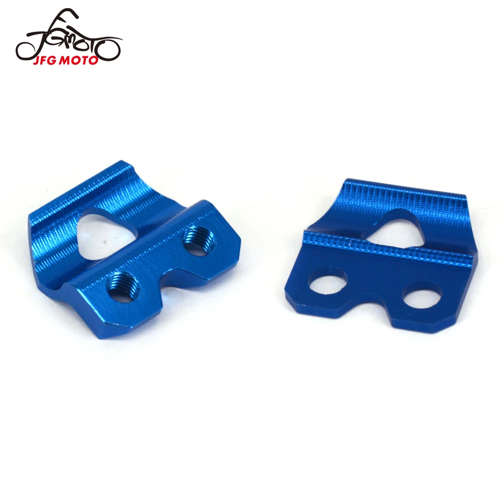 CNC Front Brake Line Hose Clamps Holder For Honda CR125 CR250 CRF250R CRF250X CRF450 CRF450R CRF450X CRF250L CRF250M CRF 250 450