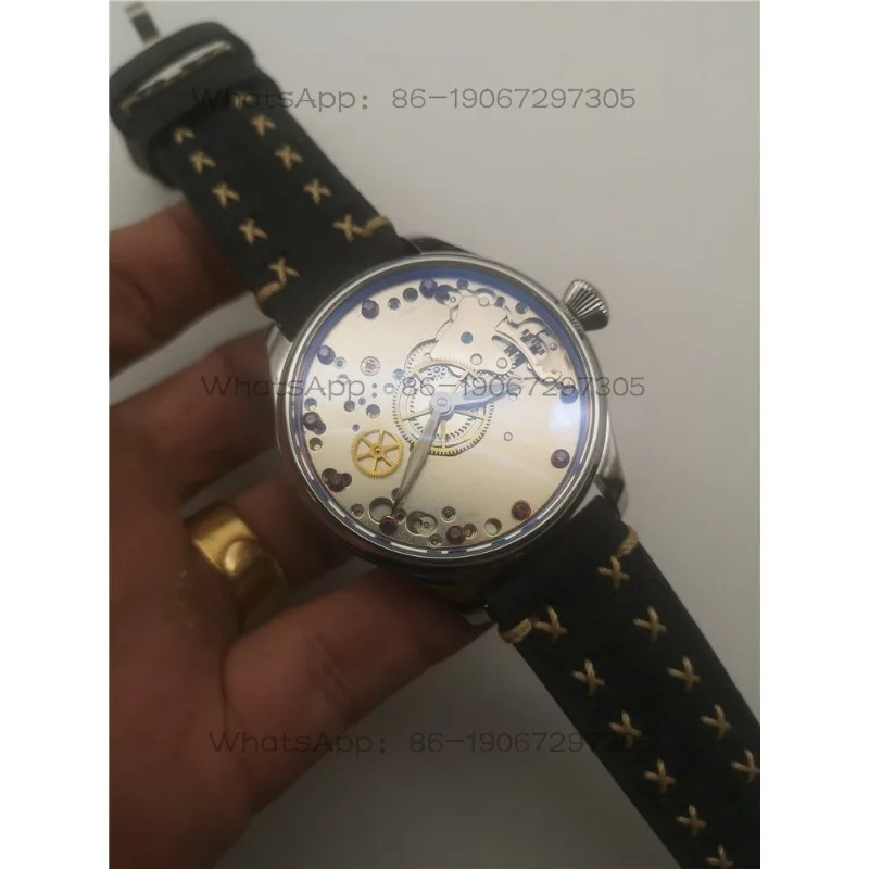 Manual Mechanical Movement Watch Personalized Trend Gear Rotation Men's Watch