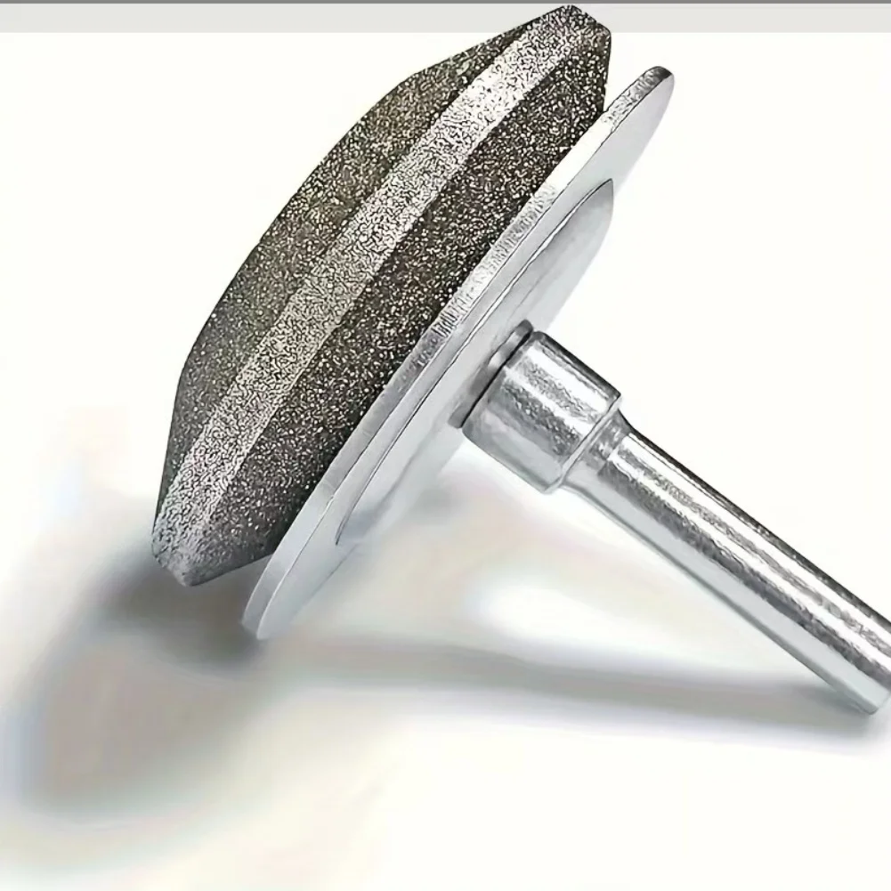 1pc For Lawn Mower Blades  Garden Scissors Rototillers Power Hand Drill Diamond Metal Lawn Mower Blade Sharpener Grinder