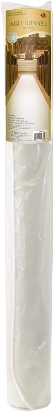 Novelty Polyester Fabric Floral Aisle Runner Wedding Ceremony Decoration 3' X 100'