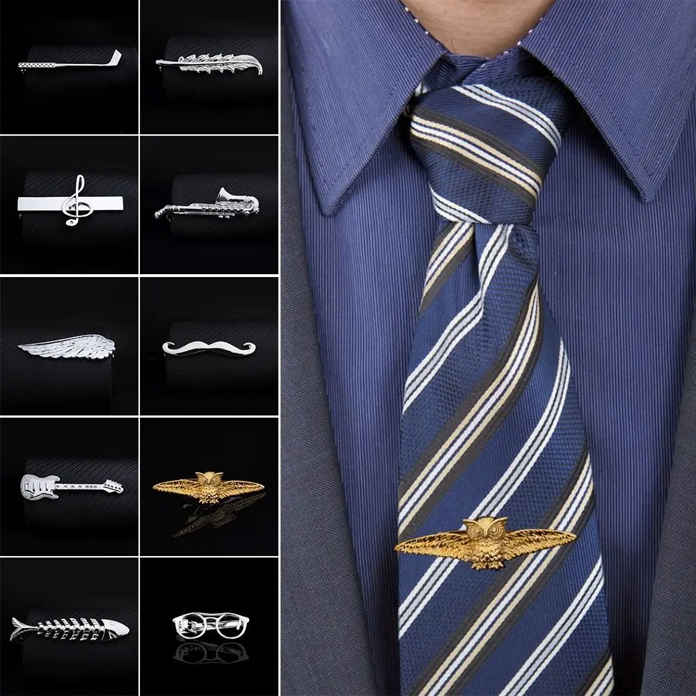 Creative Shape Personalized For Men Women Fashionable Tie Pin Business Suit Casual Accessories Clothes Pegs Tie Clip