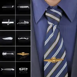 Creative Shape Personalized For Men Women Fashionable Tie Pin Business Suit Casual Accessories Clothes Pegs Tie Clip