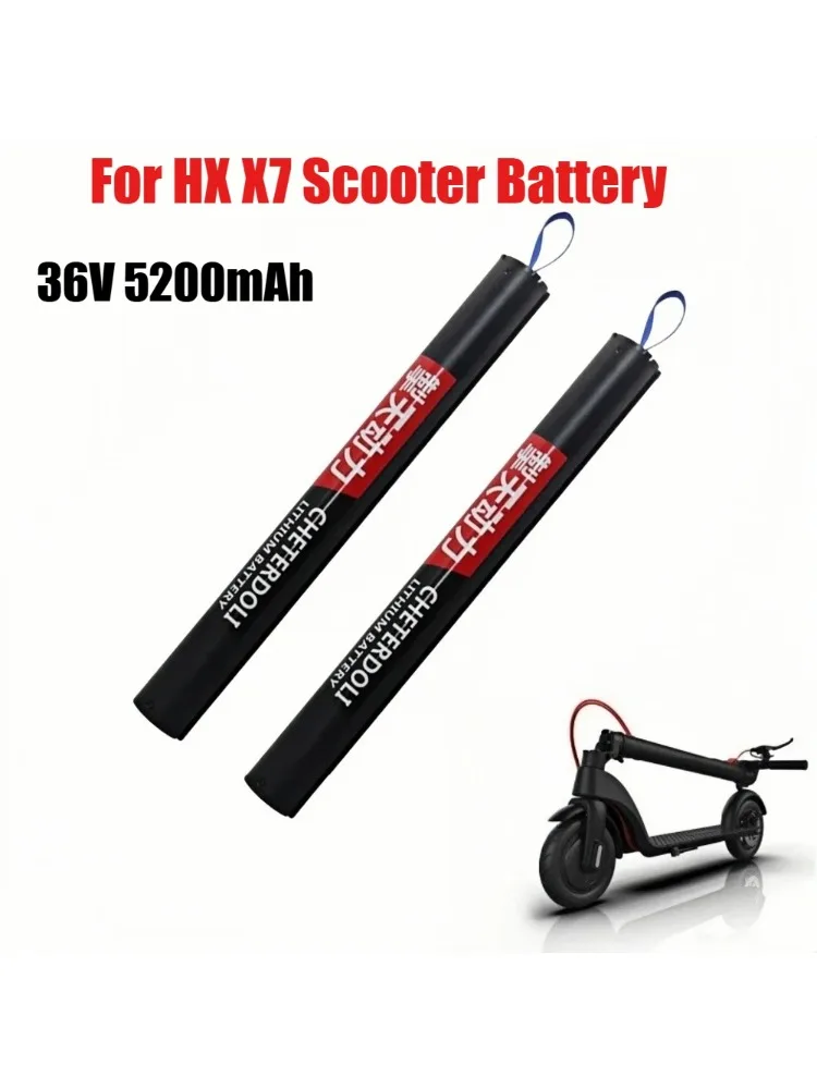 36V 5.2Ah X7 Scooter Batterij Opvouwbare Ingebouwde Oplaadbare Batterijen Voor Huanxi HX X7 Scooter Elektrische Scooter Batterij 42V - afbeelding 2