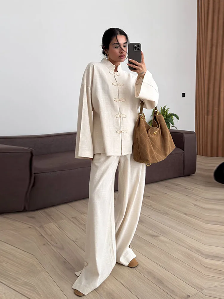 Thumbnail 2 - #27 Trending Womens Wide Leg Pant Sets Right Now