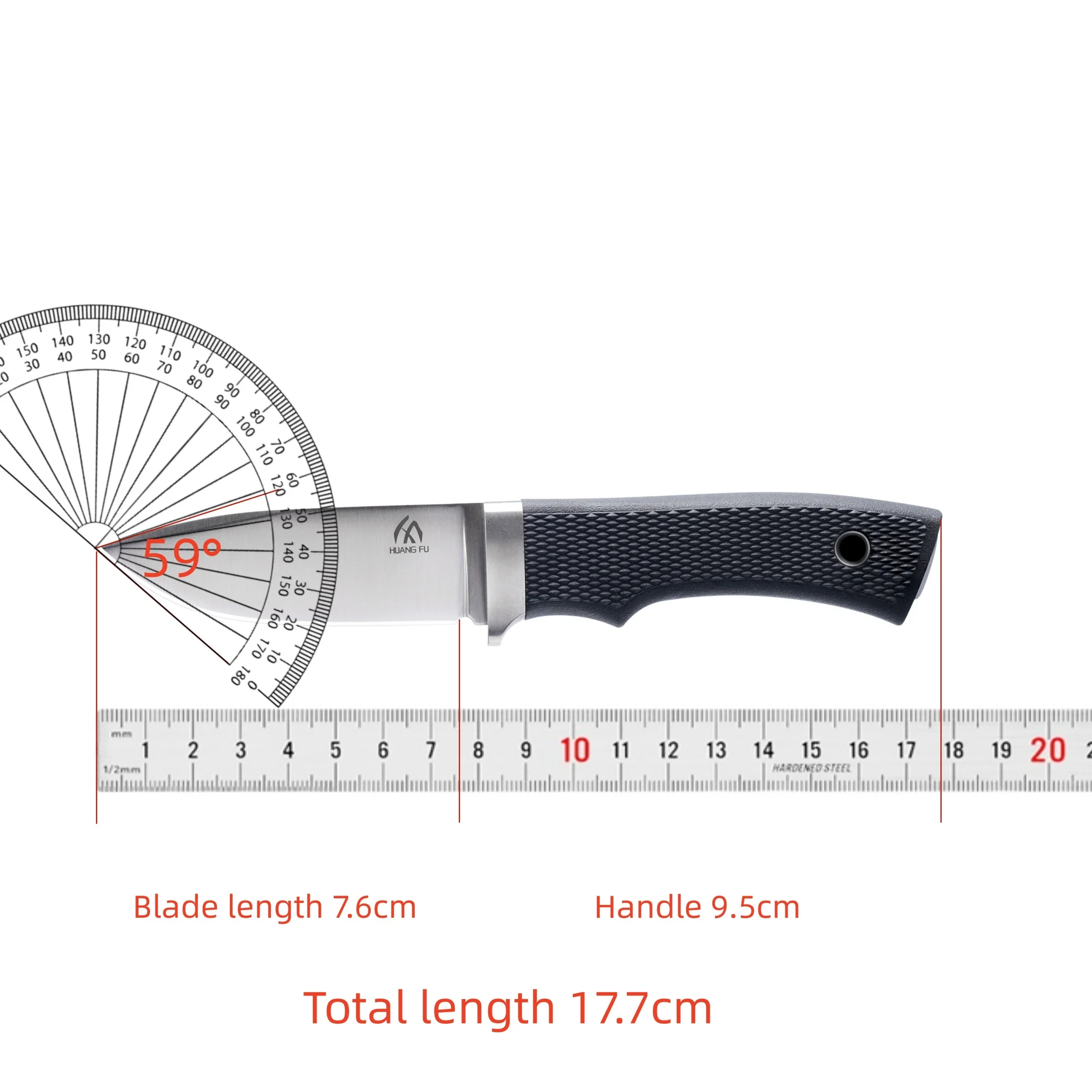 Portable Small High Hardness Outdoor Knife for Wilderness Camping - Durable Gift for Men - view 6