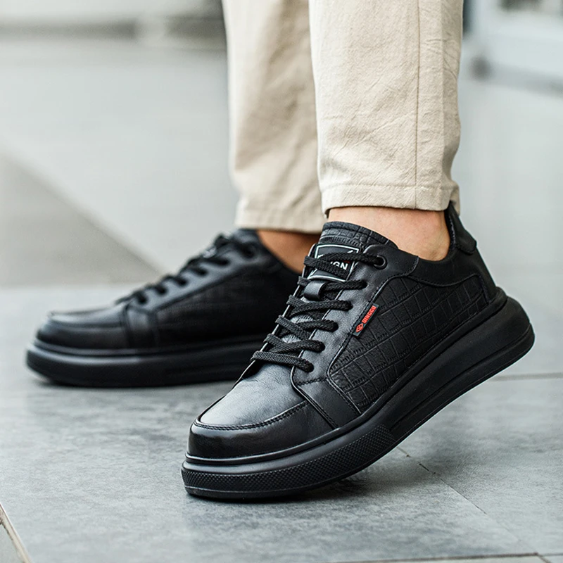 Zapatos de seguridad indestructibles Waliantile para hombres, botas de trabajo antigolpes, zapatos de seguridad industriales con punta de acero a
