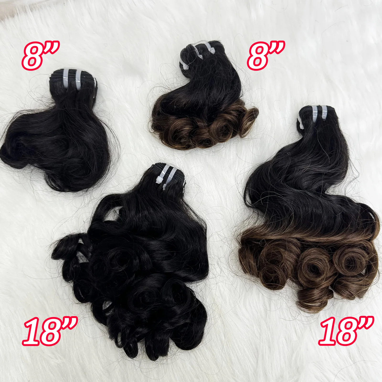T1B/4 Ombre Loose Bouncy Curly - Hair Care Indian recension och pris