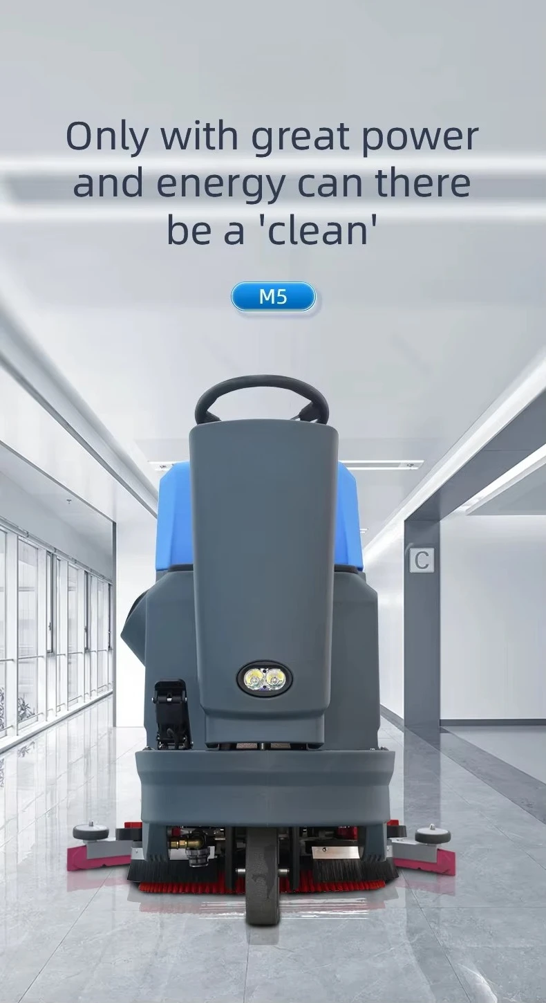 معدات تنظيف الأرضيات الصناعية شديدة التحمل بعرض امتصاص الماء 1000 مم للتجفيف السريع