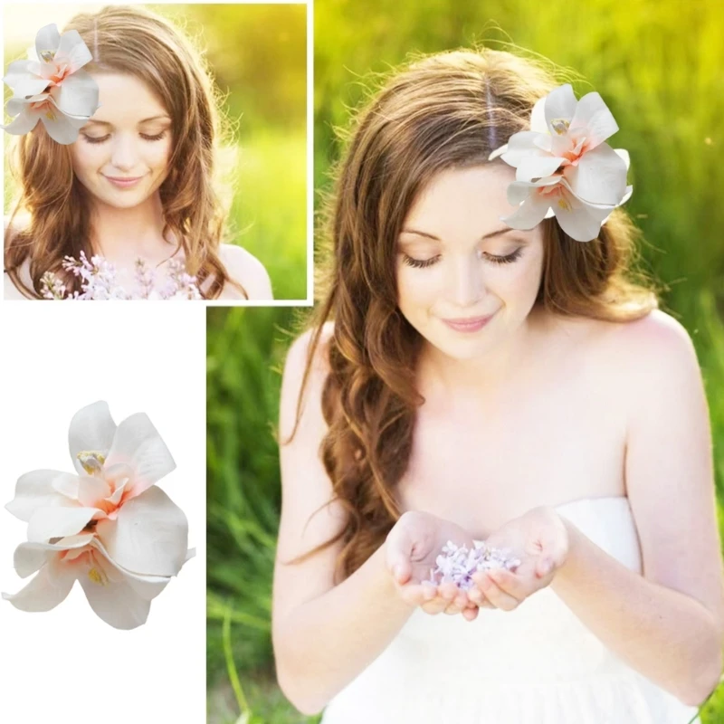 4Pcs Practical Flower Hairpin Styling Floral Hair Clip for Women Hair Accessories for Parties and Festival Celebrations Y166