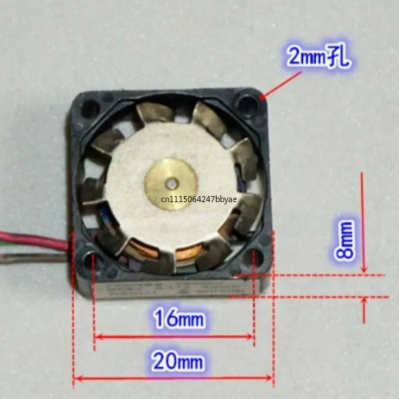 For Second Hand Metal Blade Micro Cooling Fan 2cm 5V 0.11A 5-12V High Speed F2008ES 20mm Mini Fan