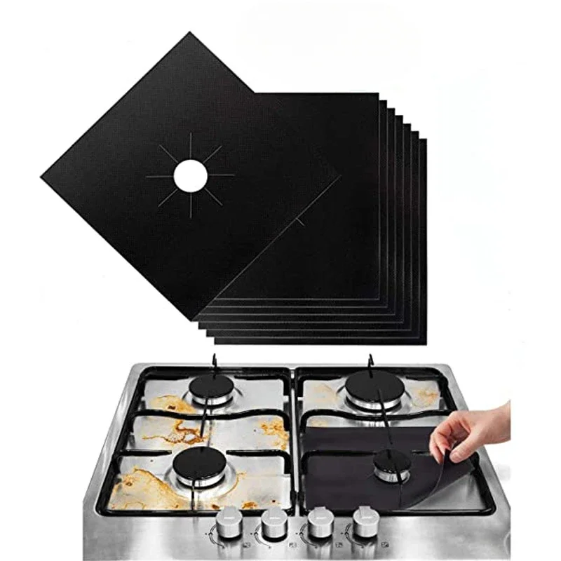 Gas Stove Protective Cover Home Kitchen Cleaning Anti-dirty Pressure Cooker Non-stick Pot Mat Kitchens Accessories Reusable Bar