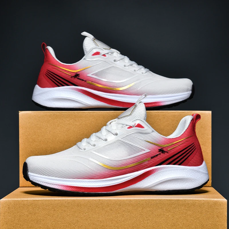 

Men's sports shoes, lightweight carbon plate racing running shoes, winter shock absorption, anti slip, wear-resistant, breathabl