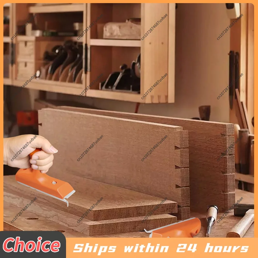 3-in-1 Trimming Handheld Right Angle Arc Edge Banding Trimmer Deburring Scraper Woodworking Edge Cutter