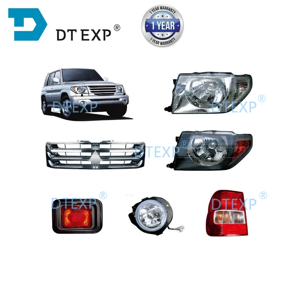 1 Set Front Bumper Grille For Pajero Mini Bumper Net For Montero Pinin White Silver Black Grille For Shogun IO