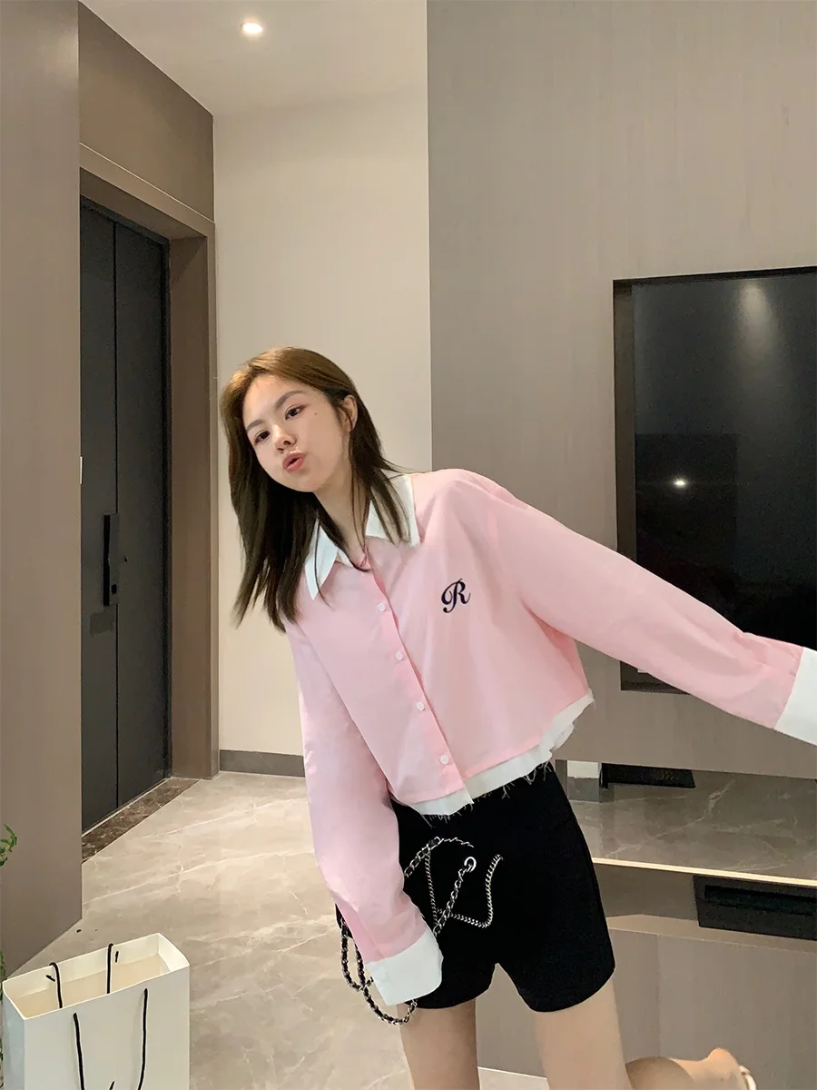 

Розовые шорты с высокой талией, защита от солнца, утягивающие, с блестками, из смеси хлопка и полиэстера