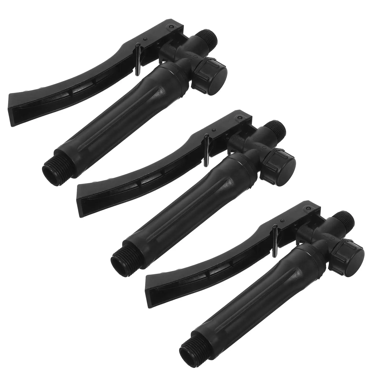 3 Pcs Sprayer Handle Trigger Replacement Wand for Black Pump Garden Durable PP Plastic Ergonomic Design Easy Installation