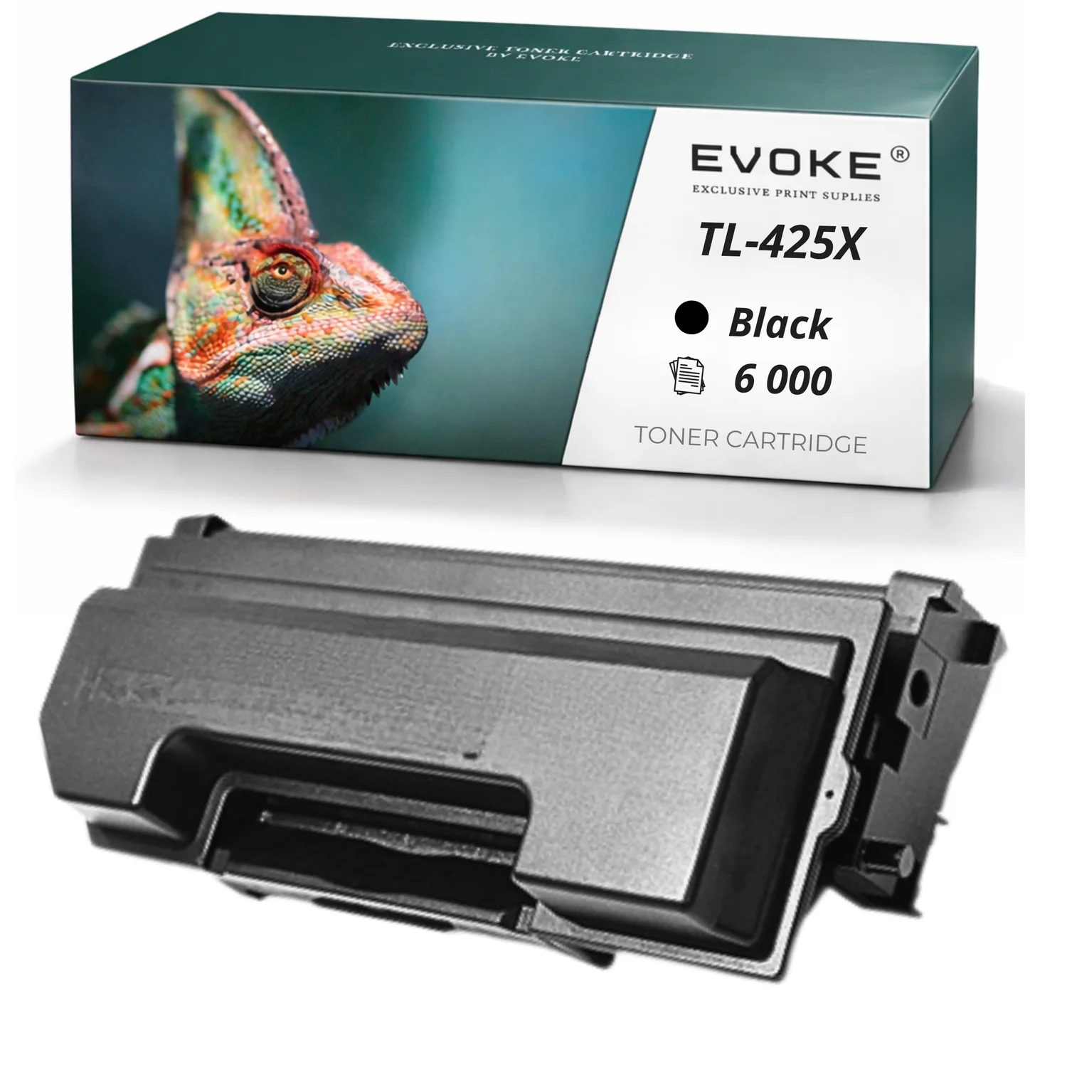 Evoke Compatibele Toner voor Pantum Tl-425X Tl425X Zwart 6000 Pagina's M7105Dn M7105Dw P3305Dn P3305Dw
