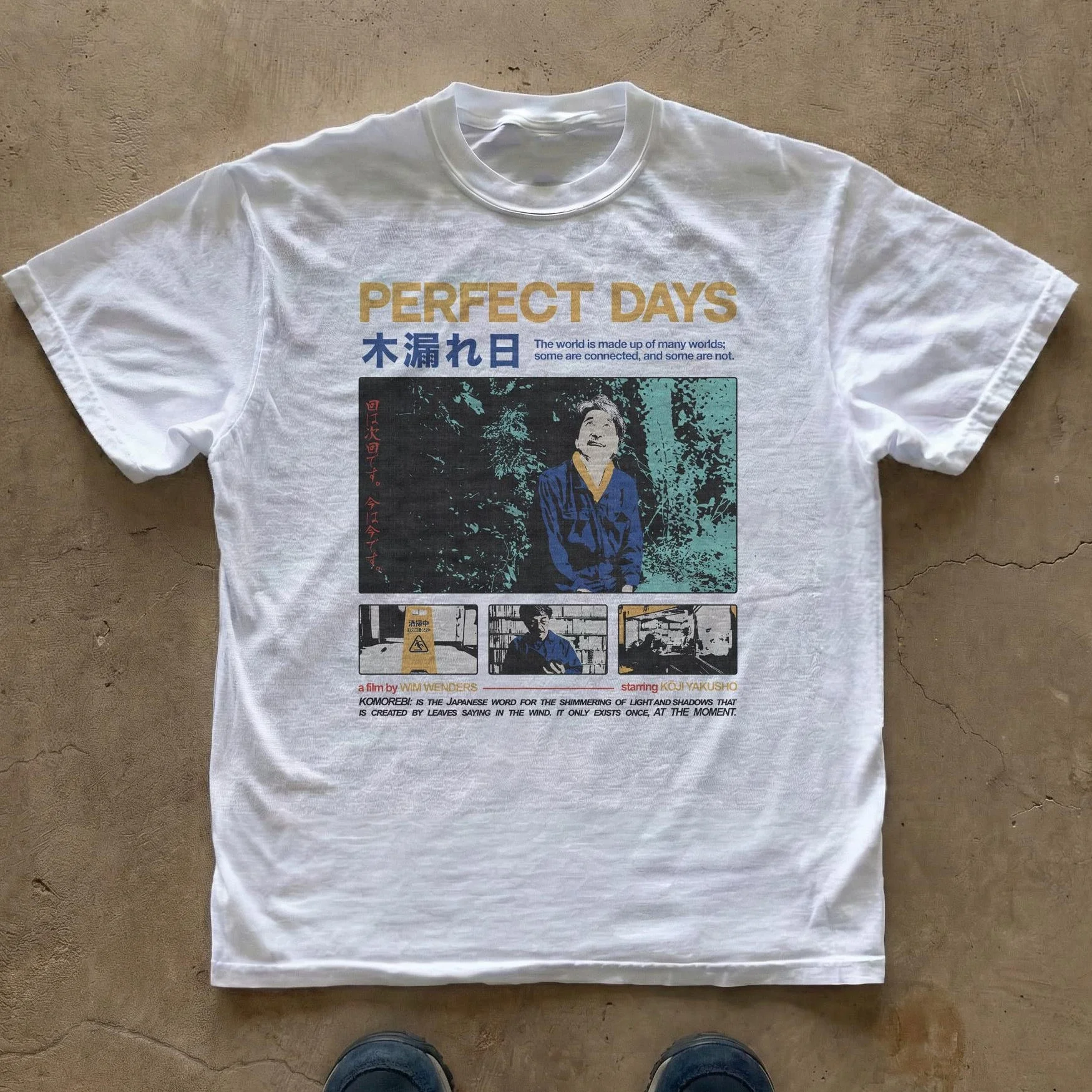 Perfect Days Movie Wim Wenders Vintage Graphic T-Shirt Cotton Men Women Streetwear Tee