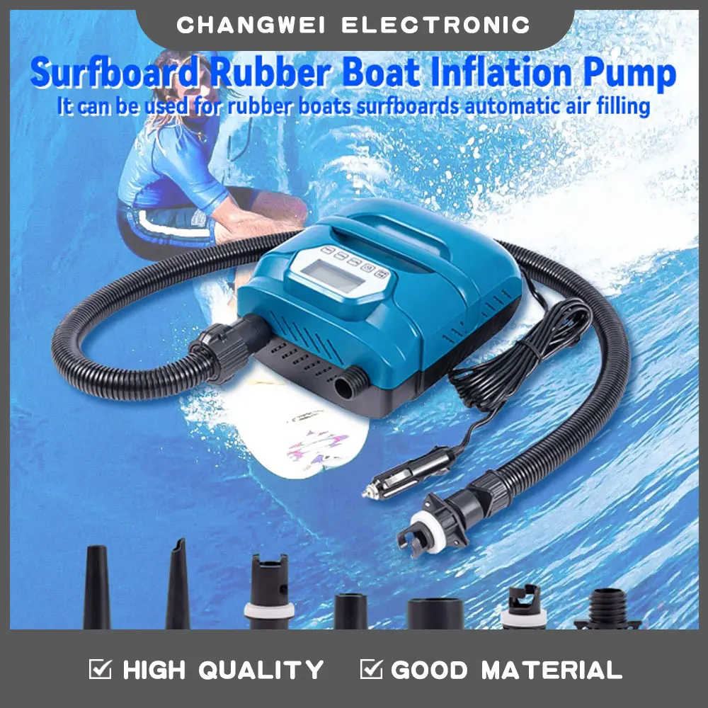 Multi functional battery storage outdoor portable electric inflator pump with extractable electric pump