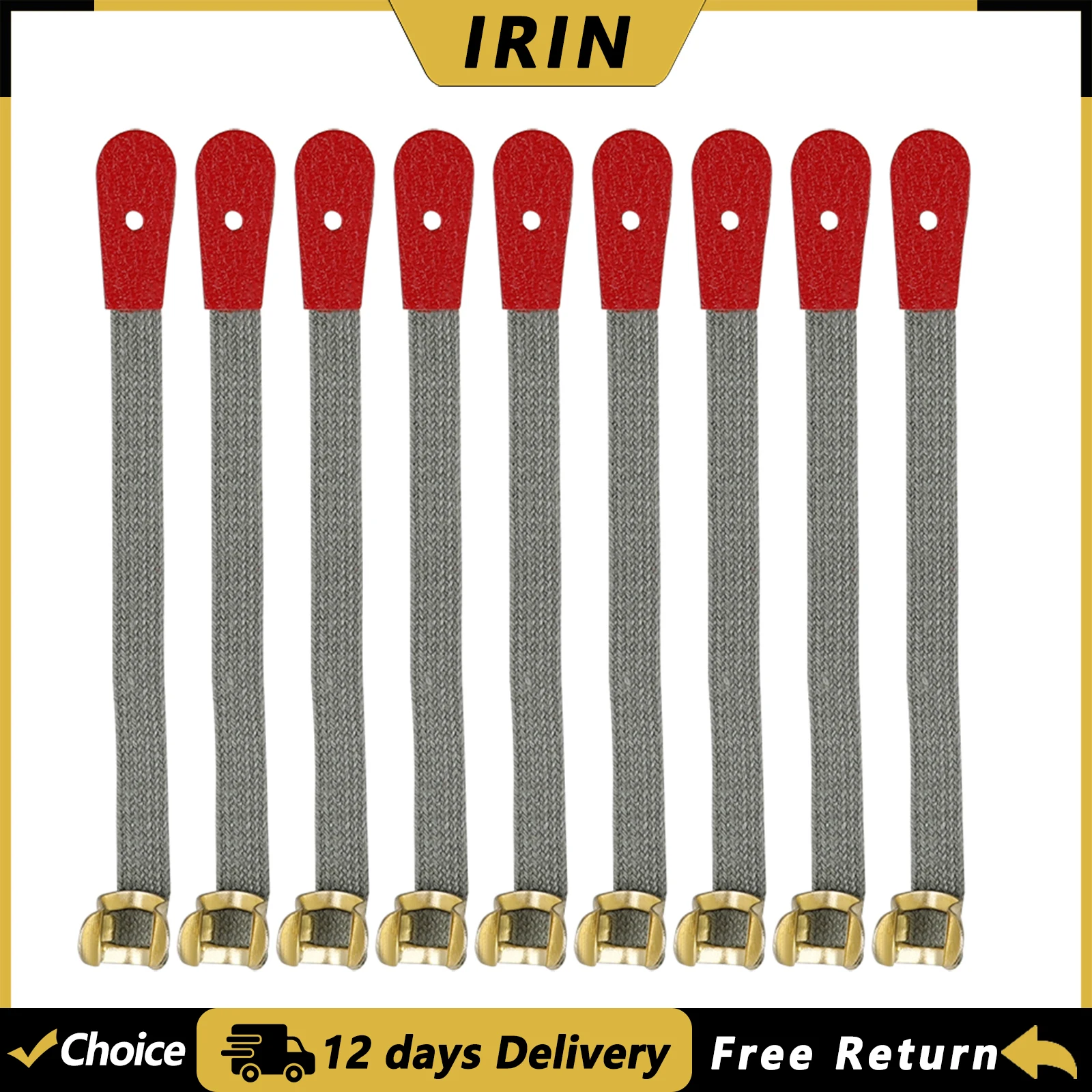 IRIN 50 Pcs Piano Bridle Straps Standard Style Piano Replacement Repair Parts Tuning Rope Keyboard Instrument Accessories