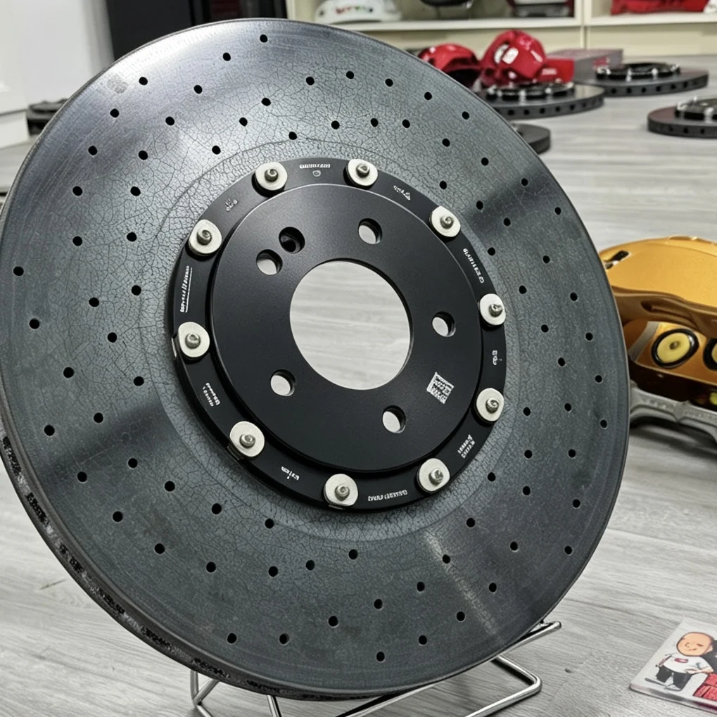 Carbon Ceramic Brake Discs with CCB Suitable for Multiple Vehicle Models for bmw e62 e64 e92 x3 m3 audi rs4 r8