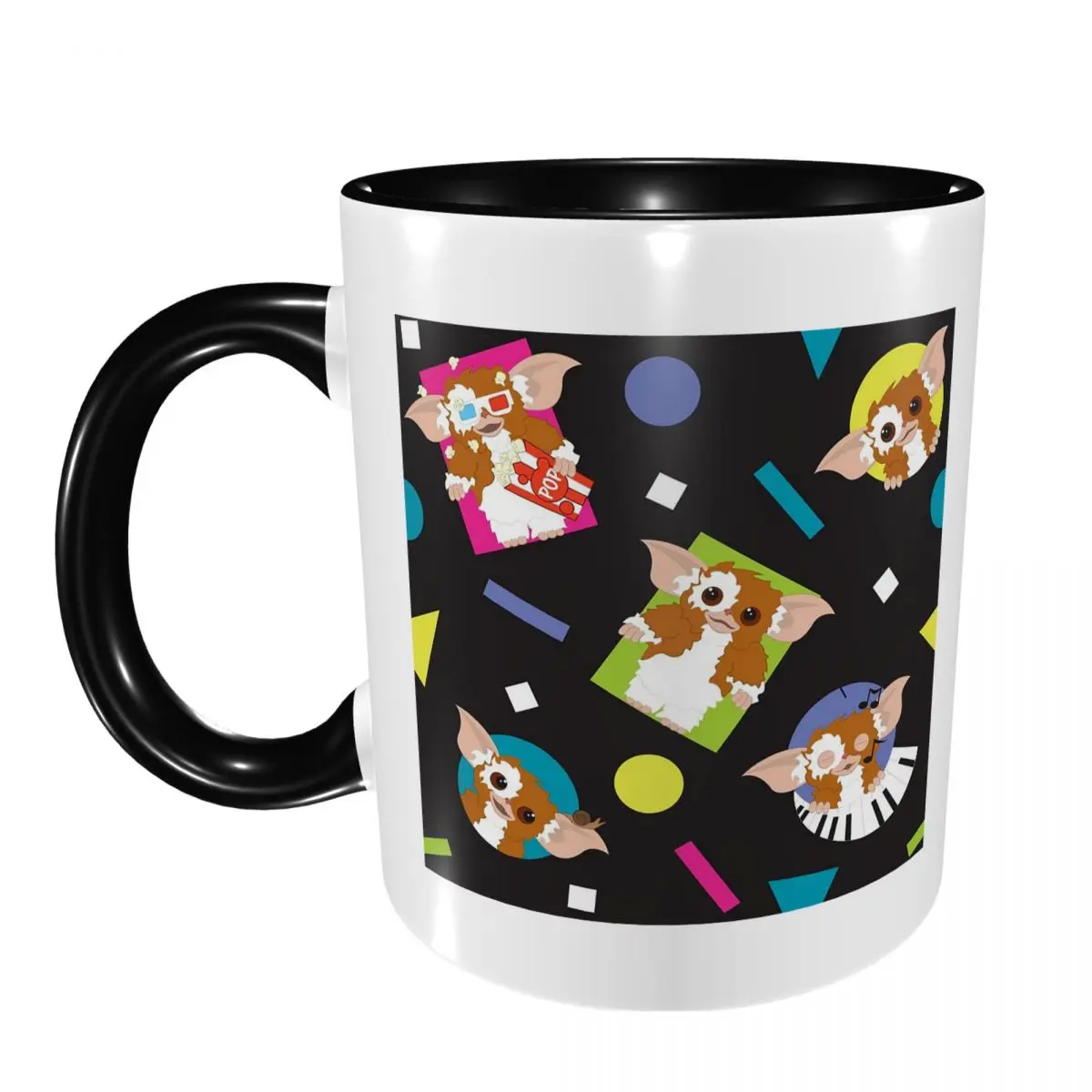 Adorable Taza de Cerámica con Diseño de Gizmo Gremlin, Divertida Taza para Café, Té, Leche, Regalo para Amigos