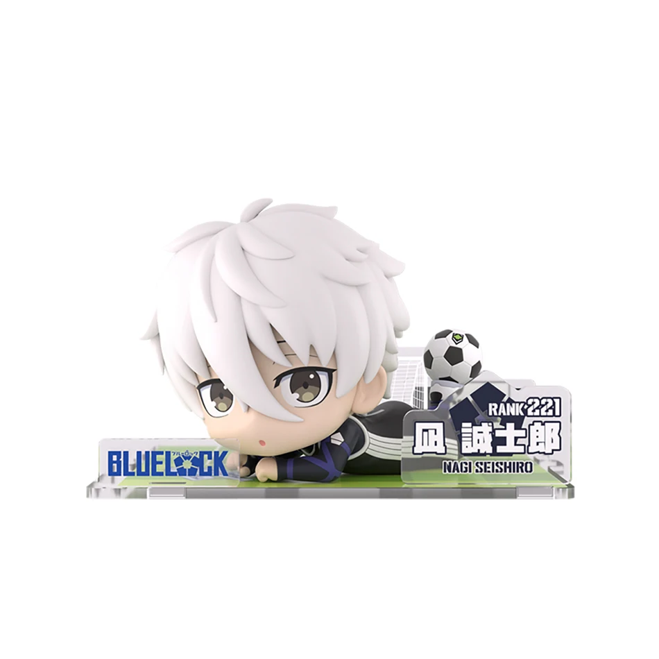Anime BLUE LOCK Qversion Nagi Yisagi Isagi Yoichi Sitzende Action Figur PVC Figur Ornament Figuren Anime Peripherie Modell Spielzeug
