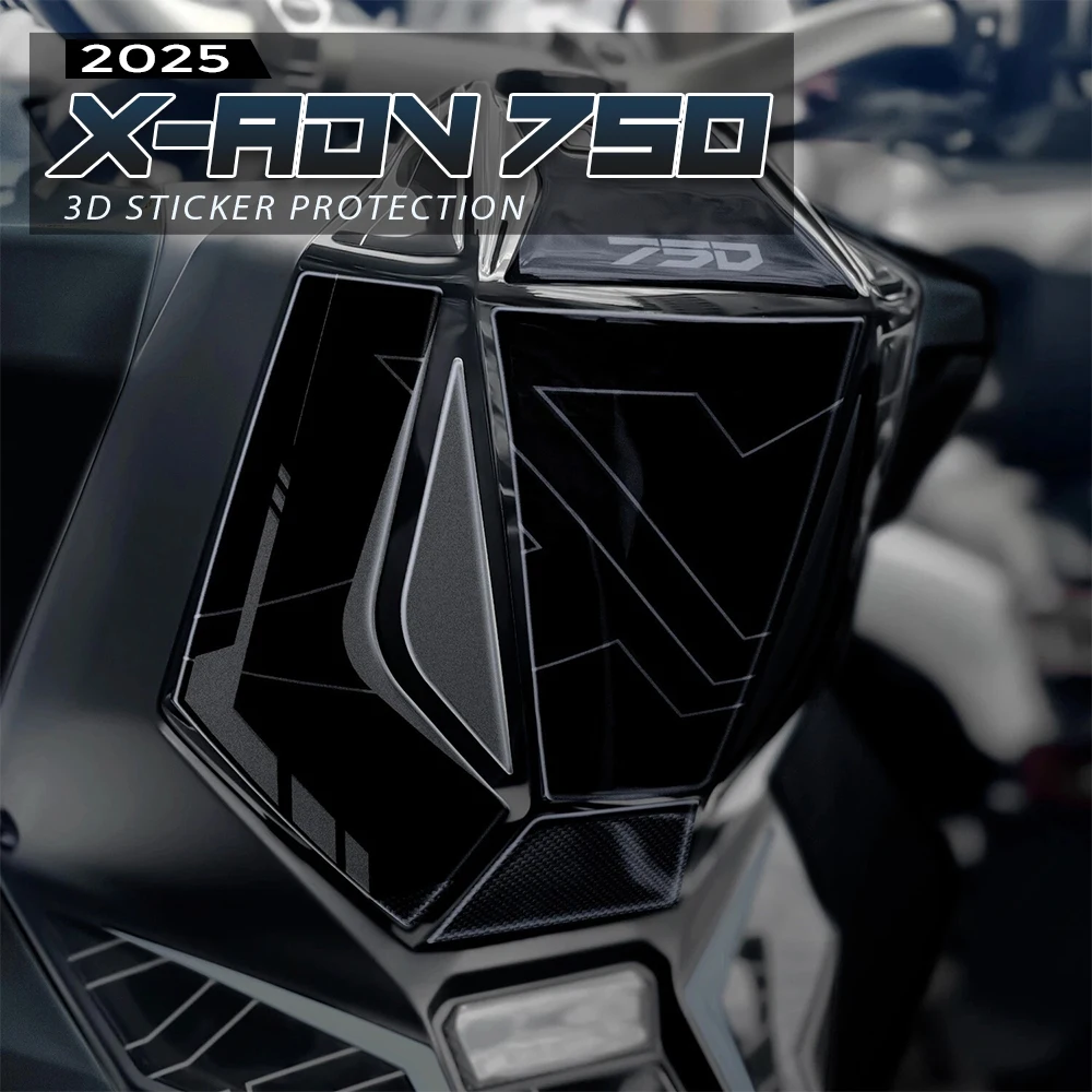 

For X-ADV 750 X ADV750 2025 2026 Motorcycle Accessories Ignition Area Decal Kit 3D Epoxy Sticker Protection