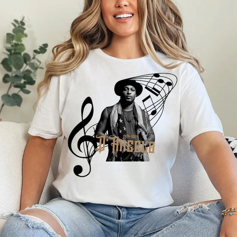 D'angelo Rap Thirt Brown Sugar Vntg 90's Music Neo Soul Music Memories Raptee Vintage Classic Fashion Streetwear Short-sleev